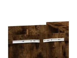 Mesa de centro madera de ingeniería roble ahumado 100x55x40 cm