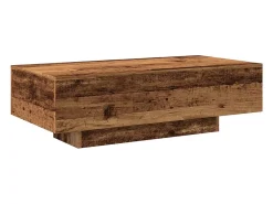 Mesa de centro madera de ingeniería envejecida 100x49,5x31 cm