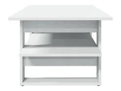 Mesa de centro madera de ingeniería blanco 102x55x42 cm