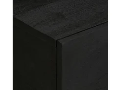 Mesa de centro madera de ingeniería negra 100x54x40 cm