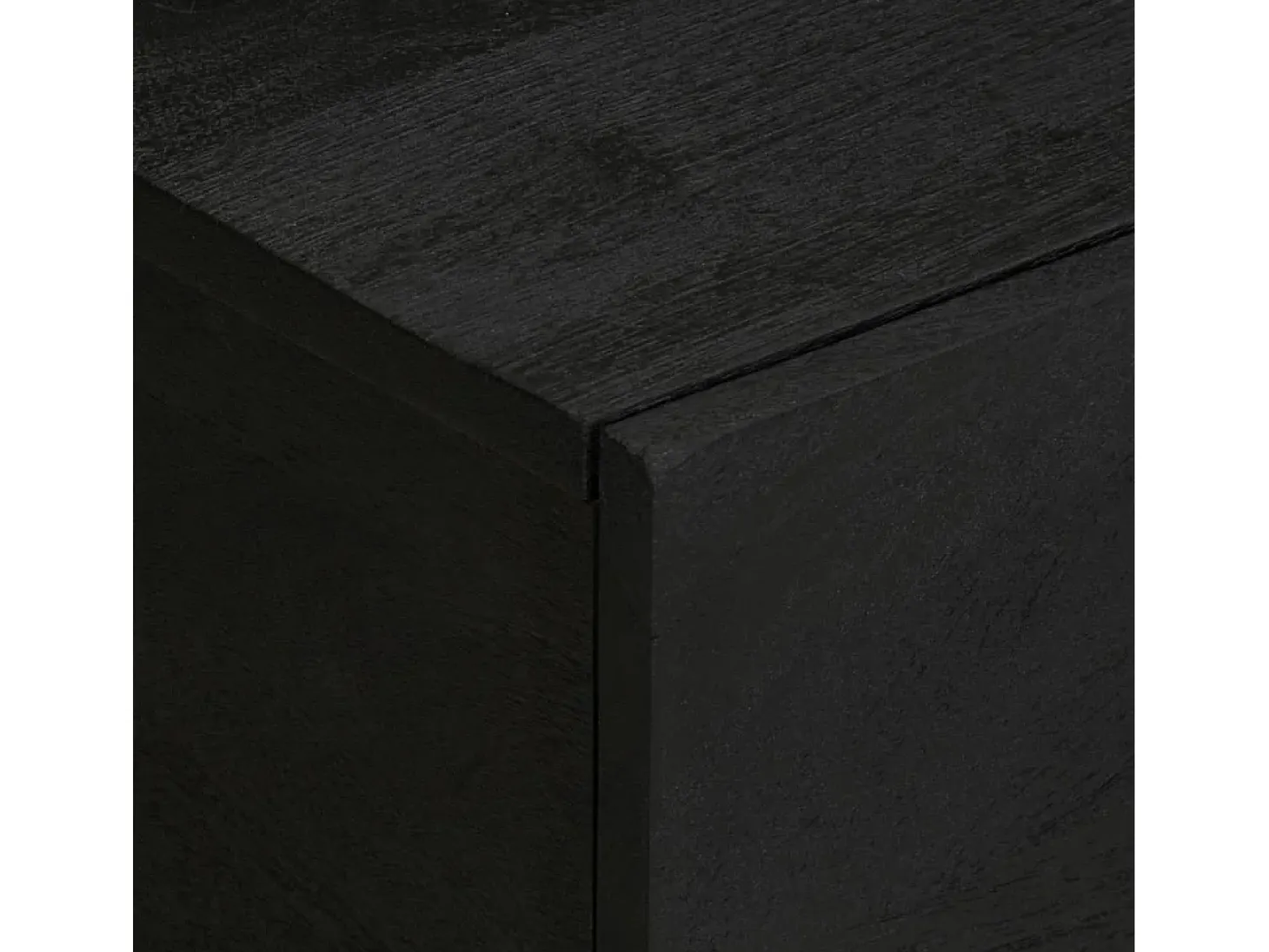 Mesa de centro madera de ingeniería negra 100x54x40 cm