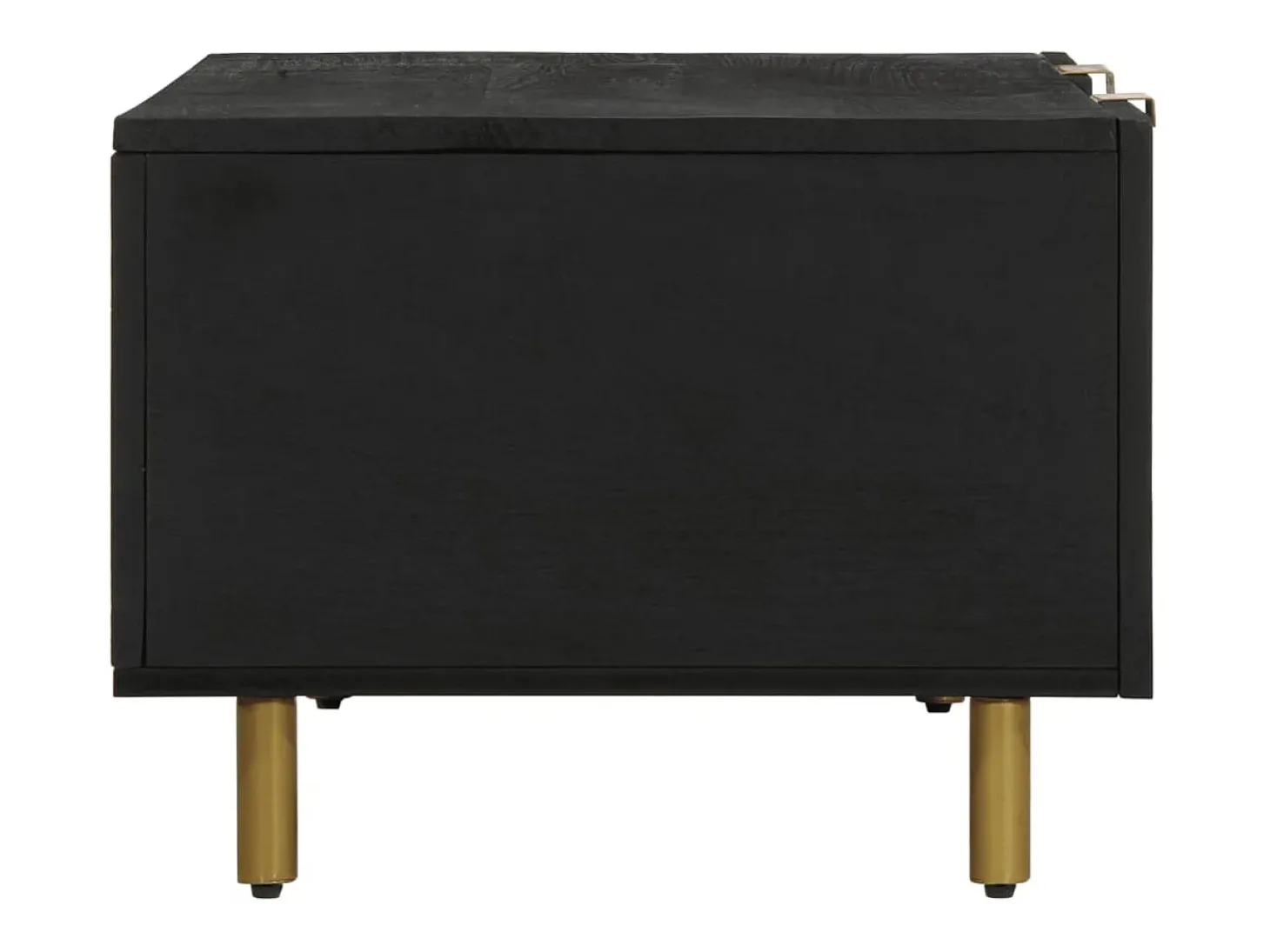 Mesa de centro madera de ingeniería negra 100x54x40 cm
