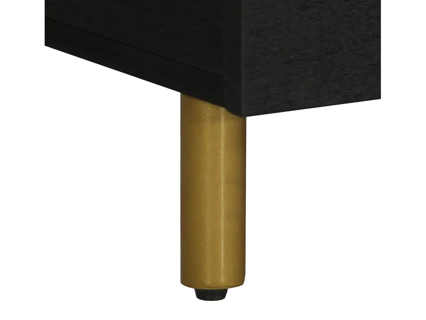 Mesa de centro madera de ingeniería negra 100x54x40 cm