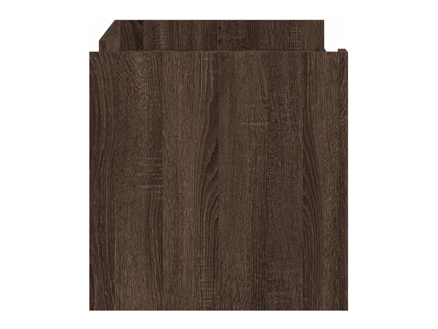 Mesa de centro madera de ingeniería marrón roble 100x50x50 cm