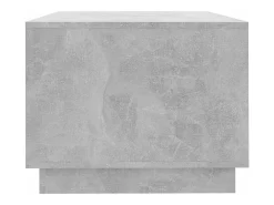 Mesa de centro madera de ingeniería gris hormigón 102x55x43 cm