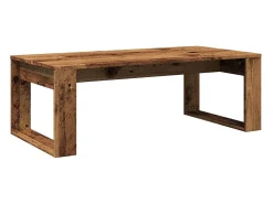 Mesa de centro madera de ingeniería envejecida 102x50x35 cm
