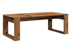 Mesa de centro madera de ingeniería envejecida 102x50x35 cm