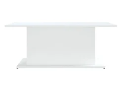 Mesa de centro madera de ingeniería blanca 102x55,5x40 cm