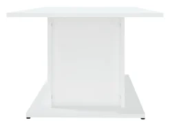 Mesa de centro madera de ingeniería blanca 102x55,5x40 cm