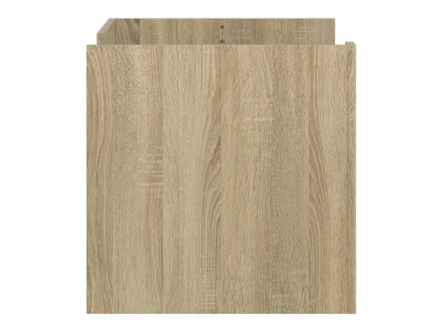 Mesa de centro madera de ingeniería roble Sonoma 80x50x50 cm