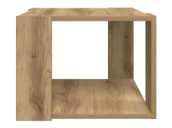 Mesa de centro madera de ingeniería roble artisan 40x40x30 cm