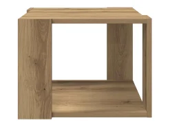 Mesa de centro madera de ingeniería roble artisan 40x40x30 cm