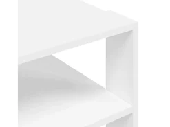 Mesa de centro madera de ingeniería blanco 58x58x40 cm