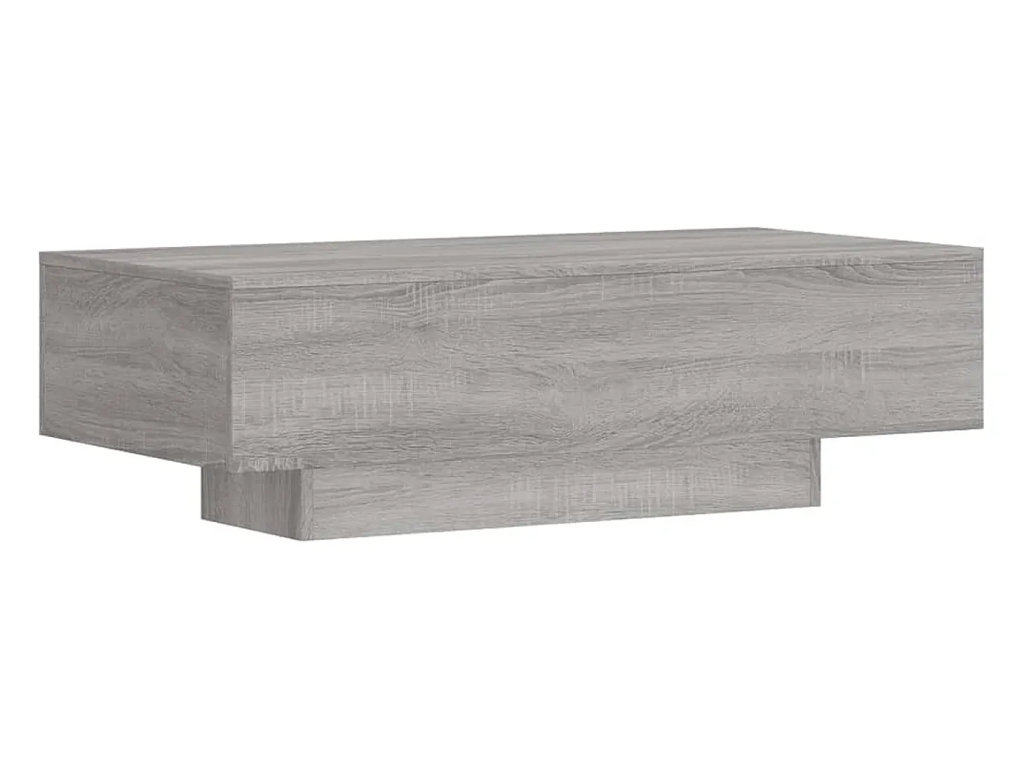 Mesa de centro madera de ingeniería gris Sonoma 100x49,5x31 cm