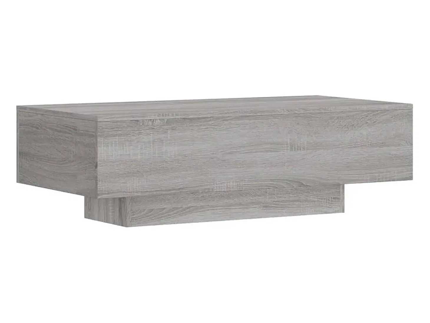 Mesa de centro madera de ingeniería gris Sonoma 100x49,5x31 cm