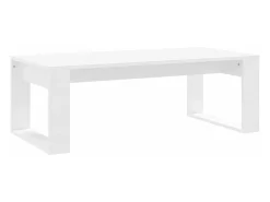 Mesa de centro madera de ingeniería blanco 102x50x35 cm