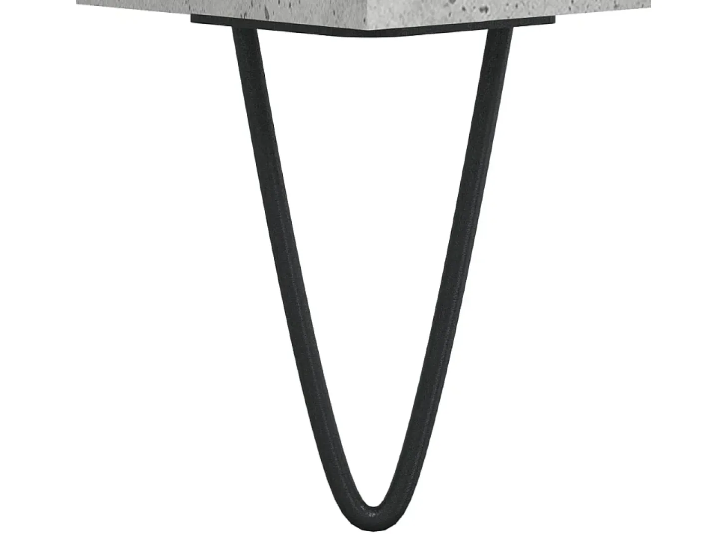 Mesa de centro madera de ingeniería gris hormigón 90x60x35 cm