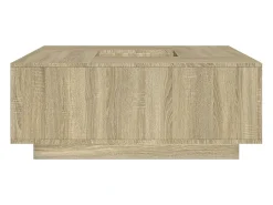 Mesa de centro madera de ingeniería roble Sonoma 100x100x40 cm