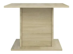 Mesa de centro madera ingeniería roble Sonoma 55,5x55,5x40 cm