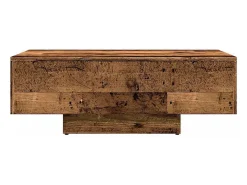Mesa de centro madera ingeniería madera envejecida 85x55x31 cm