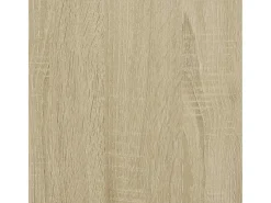 Mesa de centro madera ingeniería metal roble Sonoma 100x50x35cm