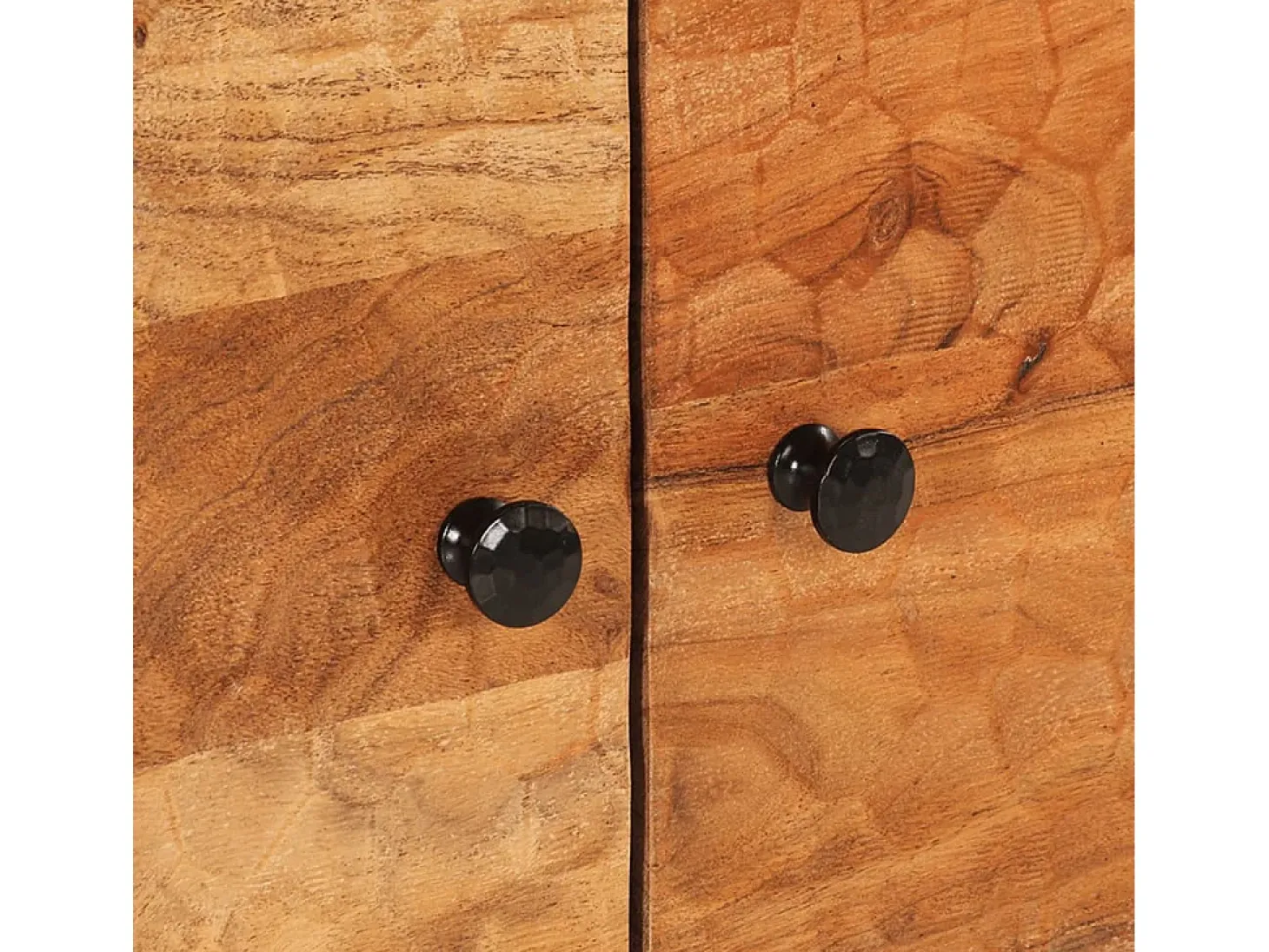 Mesa de centro madera maciza de acacia 80x50x40 cm