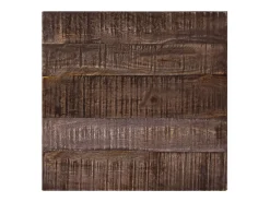 Mesa de centro madera maciza de mango 50x50x35 cm