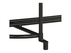 Mesa de centro madera maciza de mango rugosa 110x55x40 cm