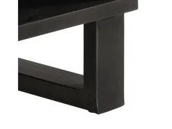Mesa de centro madera maciza de acacia 80x51x40 cm