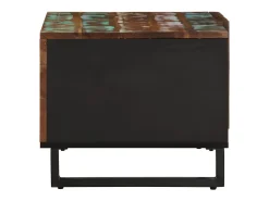 Mesa de centro madera maciza de acacia 80x51x40 cm