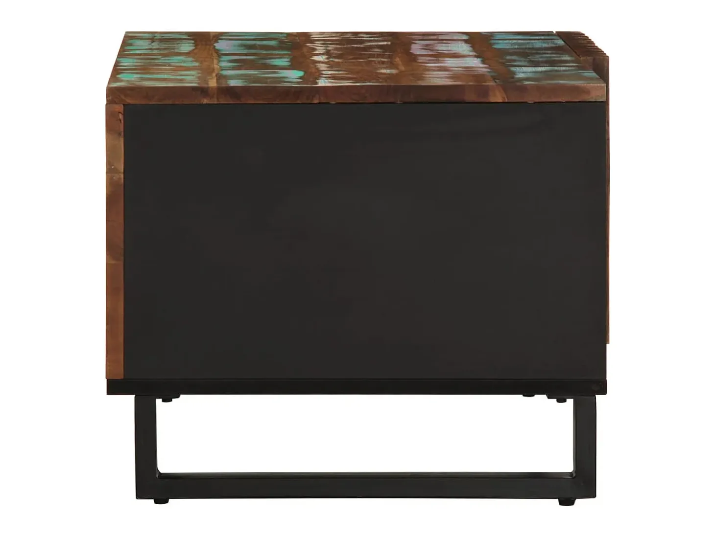Mesa de centro madera maciza de acacia 80x51x40 cm