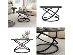 Mesa de centro negro 79.5x62x46 calgary