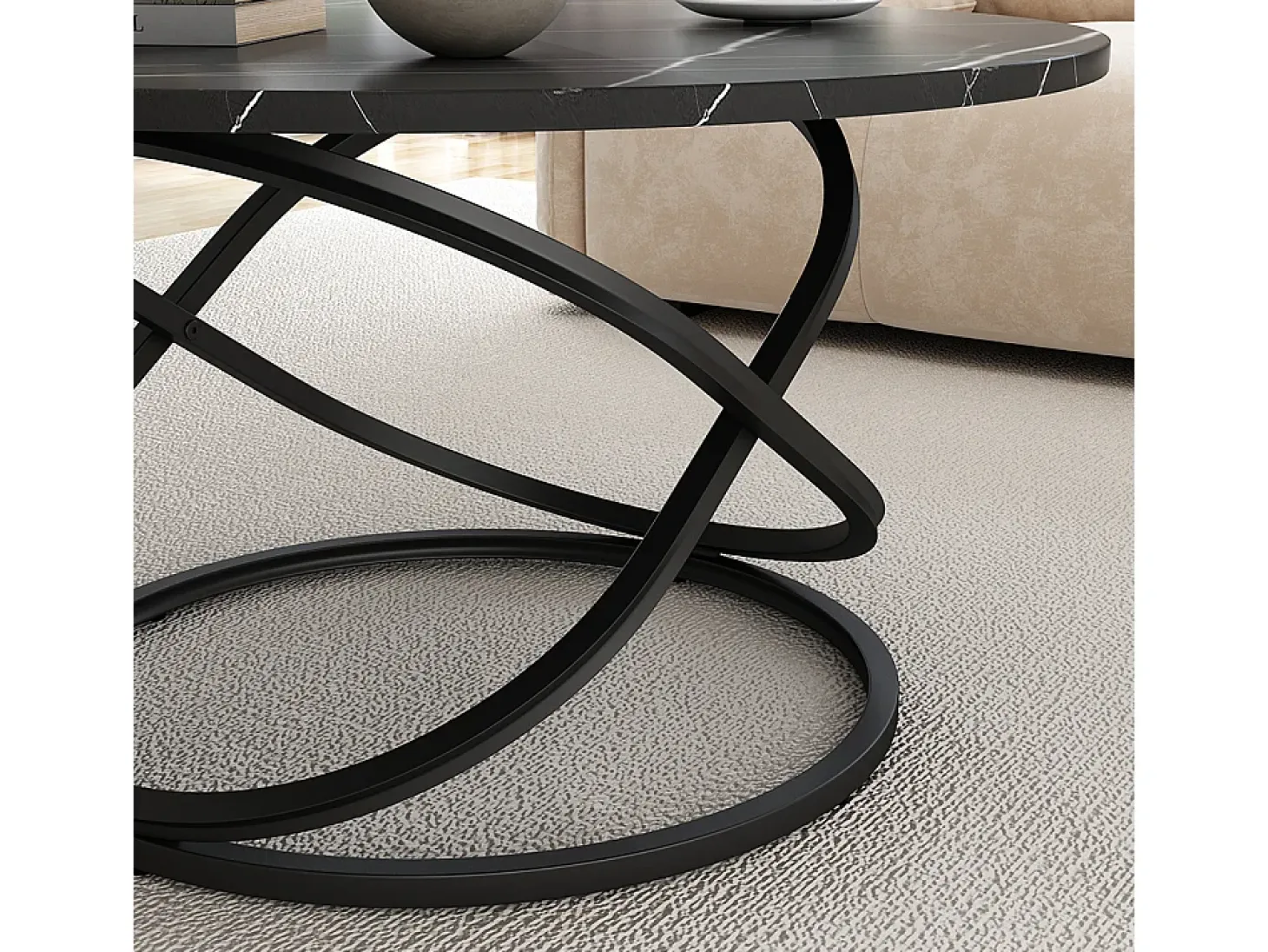 Mesa de centro negro 79.5x62x46 calgary