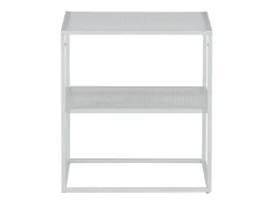 Mesa de centro Netz, mesa auxiliar blanca.