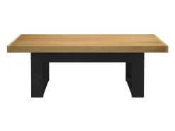 Mesa de centro NOAIN patas en U madera maciza pino 120x60x40 cm