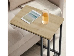 Mesa de centro Valora con ruedas – Diseño compacto de roble Sonoma