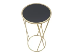 Mesa de Centro VKH601, Oro, 35x35x75 cm, Kendra Home