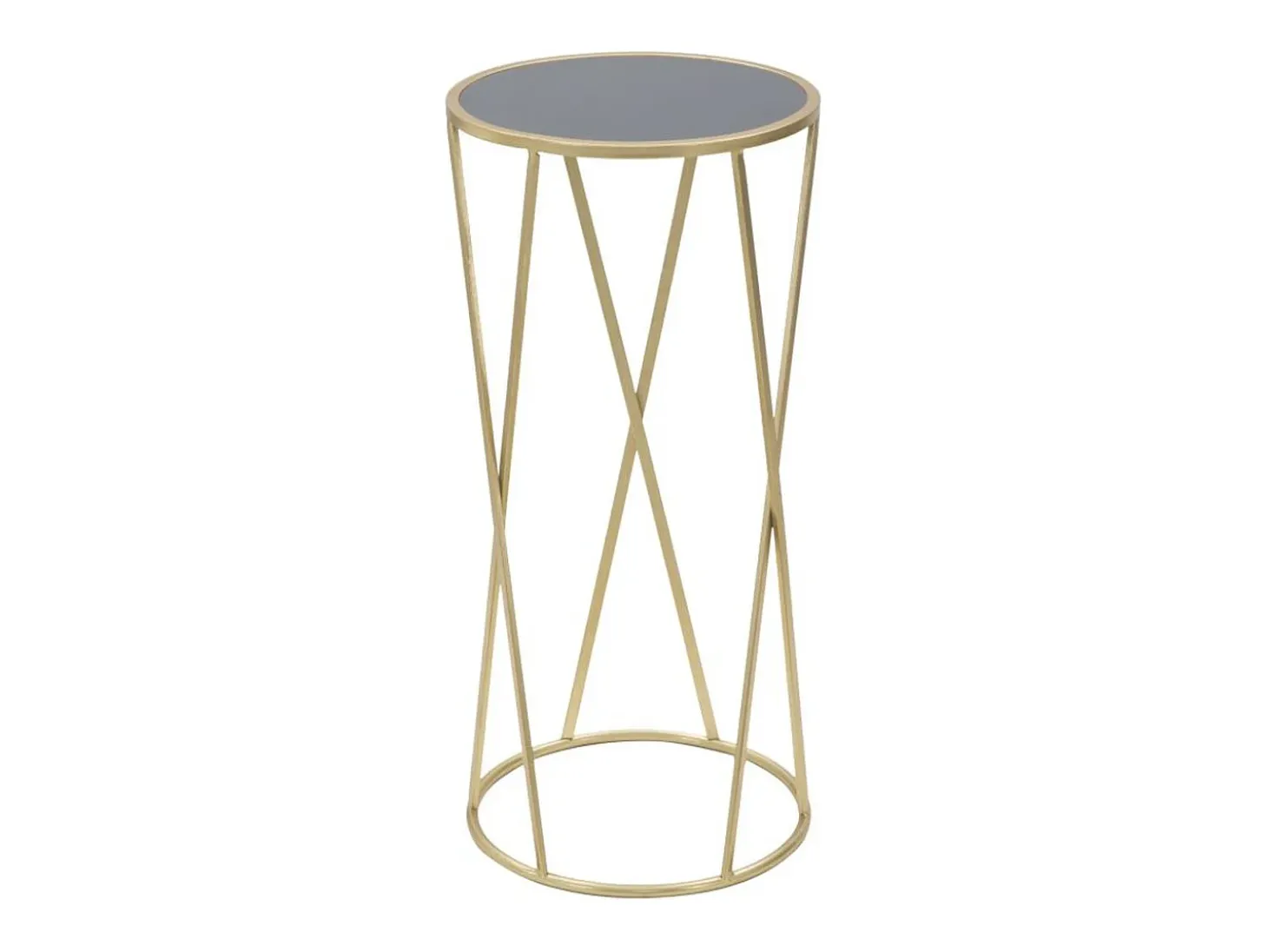 Mesa de Centro VKH601, Oro, 35x35x75 cm, Kendra Home