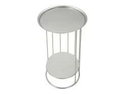 Mesa de Centro VKH583, Plata, 40x40x76 cm, Kendra Home