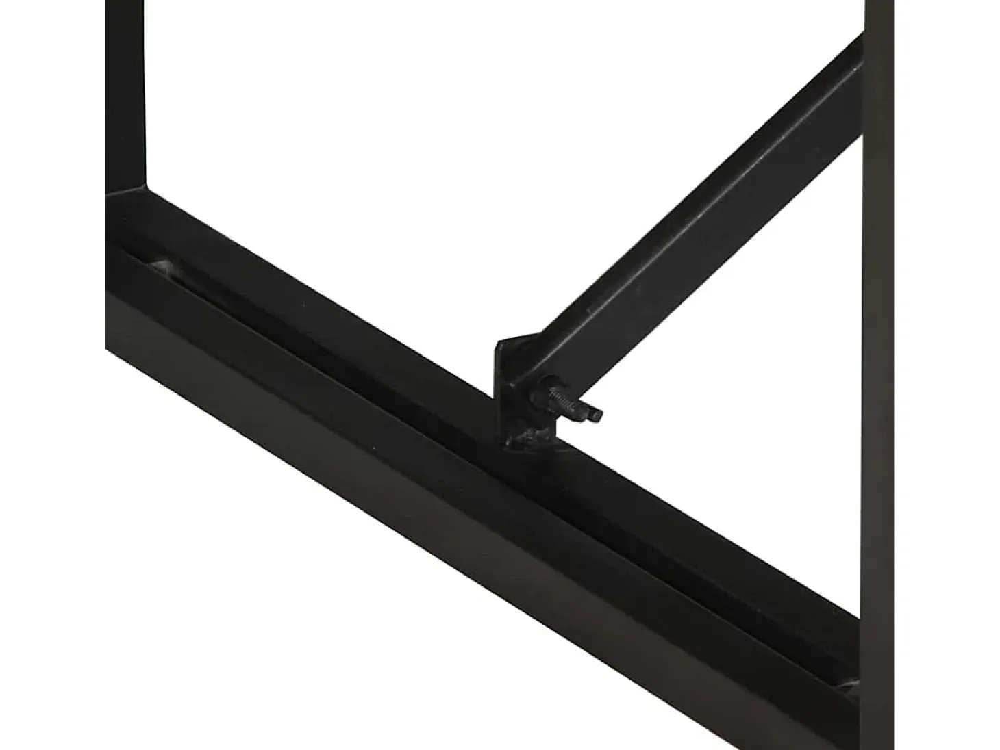 Mesa de centro 80x40x35 cm madera maciza de mango rugosa