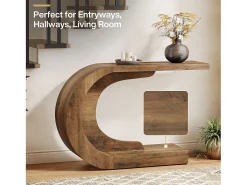 Mesa de consola, Mesa de comedor vintage, 110 x 35 x 75 cm, Mueble de consola para la entrada