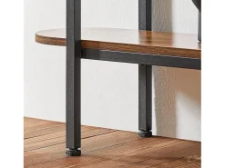 Mesa de Consola Mesa de Entrada Recibidor con 3 Estantes 110 x 25 x 86 cm FSB67-WS SoBuy ES