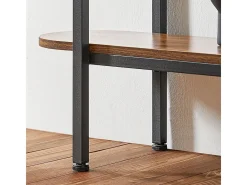 Mesa de Consola Mesa de Entrada Recibidor con 3 Estantes 110 x 25 x 86 cm FSB67-WS SoBuy ES