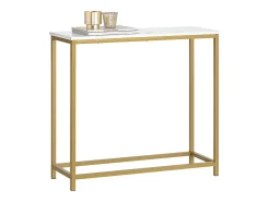 Mesa de Entrada Recibidor Mesa de Consola 80 x 75 x 30 cm con Forma Rectangular FSB29-G SoBuy ES
