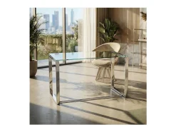 Mesa de escritorio Benetto XL Metal cromado