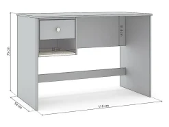 Mesa de escritorio Misty Breeze Verde Salvia - Oak Soft
