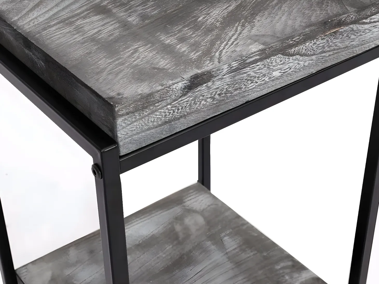 Mesa de flores MCW-K71, gris oscuro, 101cm