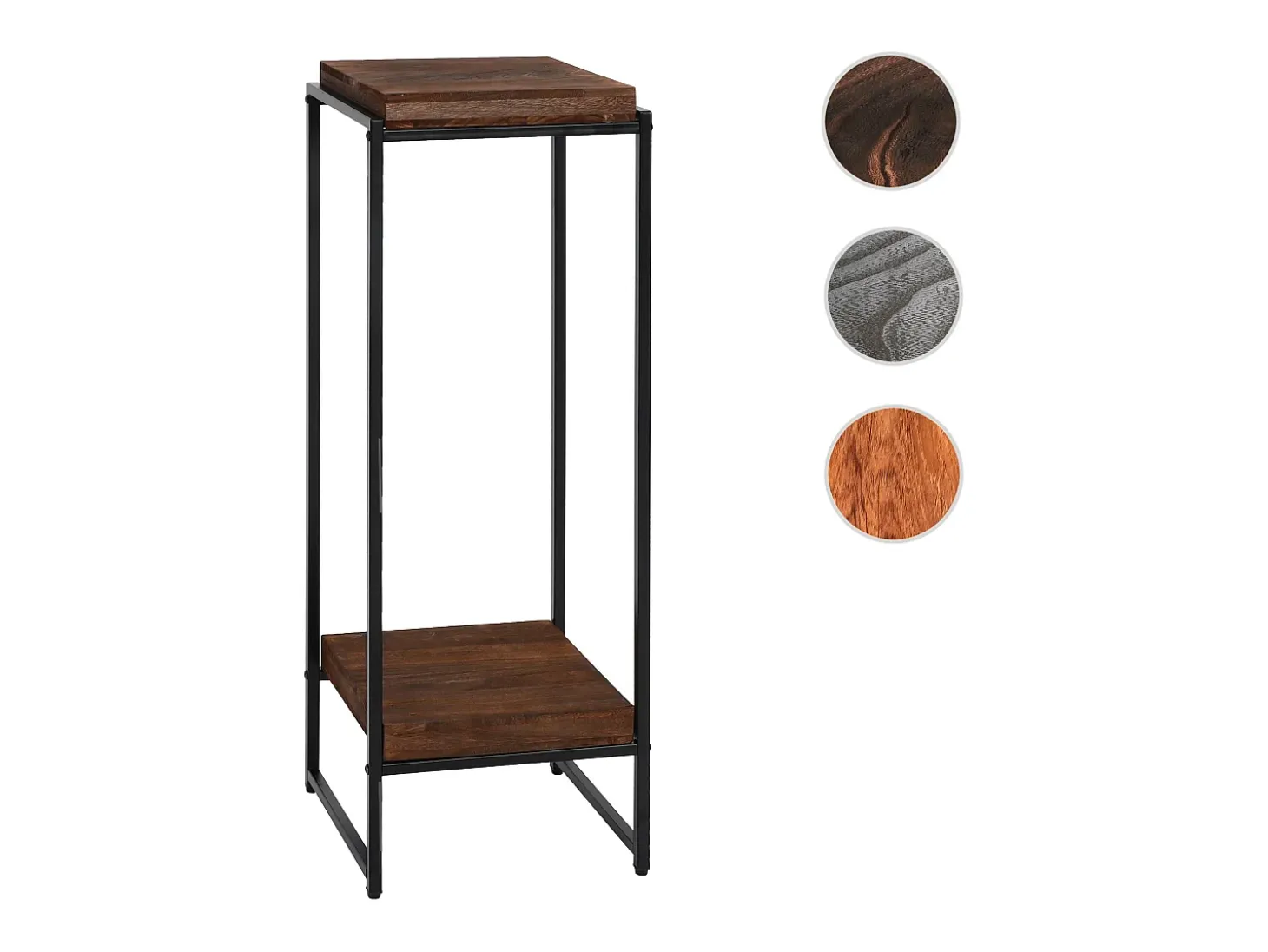 Mesa de flores MCW-K71, marrón oscuro, 101cm