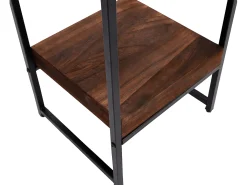 Mesa de flores MCW-K71, marrón oscuro, 101cm