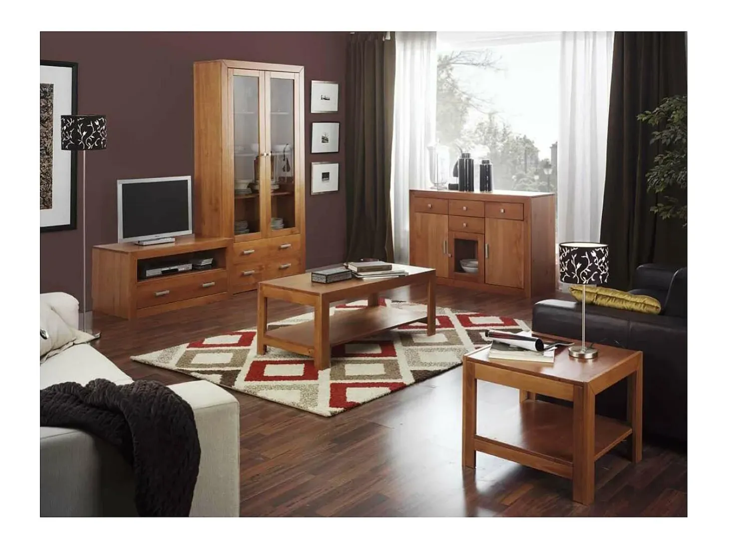 Mesa De Rincón Madera De Pino 45 cm(alto)55 cm(ancho)55 cm(largo)